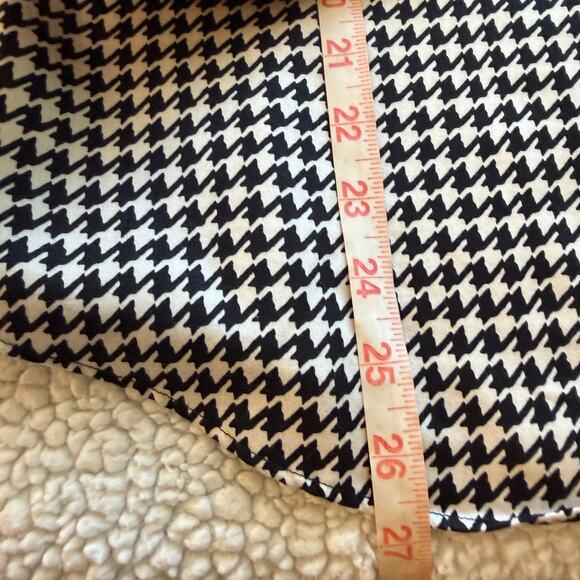 Lauren Ralph Lauren Black White Houndstooth Button-Down Non-Iron Shirt Large - Picture 9 of 9